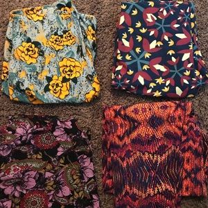 Set of 4 Lularoe TC leggings